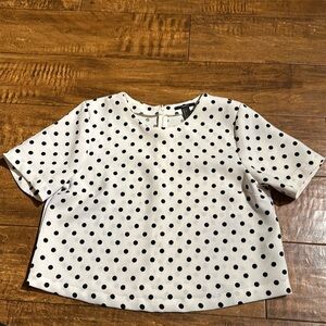 Polka dot crop too